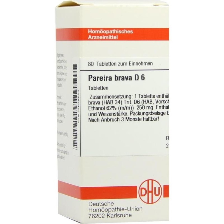 PAREIRA BRAVA D 6 Tabletten 80 St