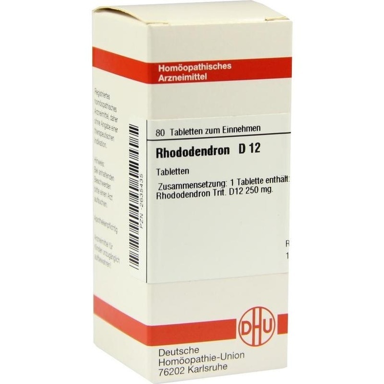 RHODODENDRON D 12 Tabletten 80 St