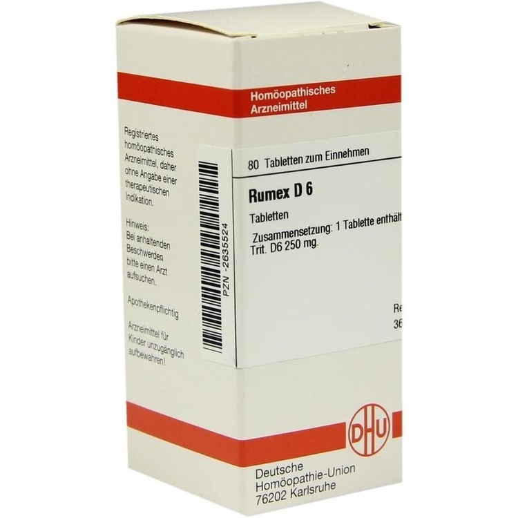 RUMEX D 6 Tabletten 80 St