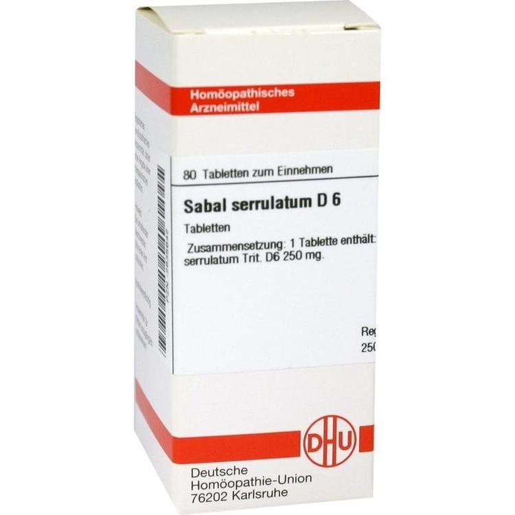 SABAL SERRULATUM D 6 Tabletten 80 St