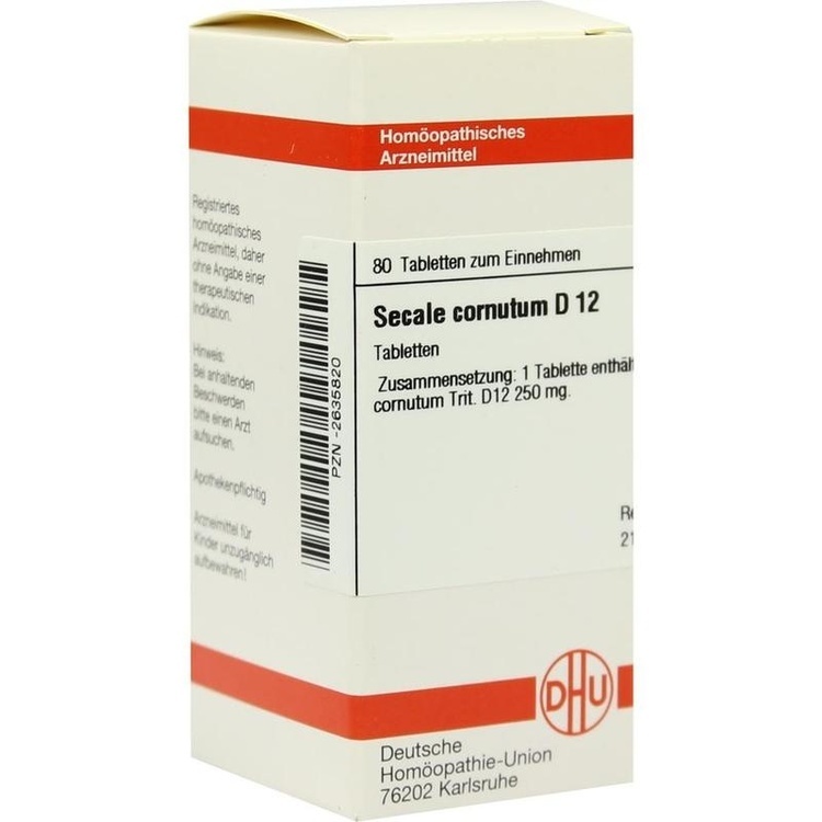 SECALE CORNUTUM D 12 Tabletten 80 St