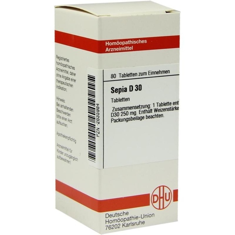 SEPIA D 30 Tabletten 80 St