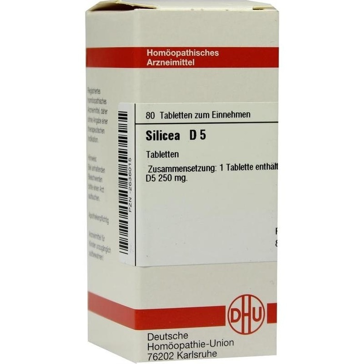 SILICEA D 5 Tabletten 80 St