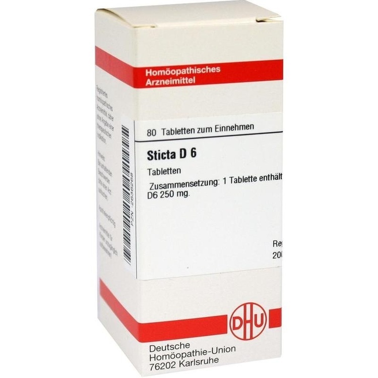 STICTA D 6 Tabletten 80 St