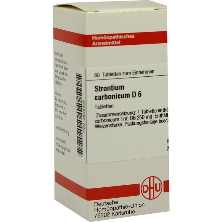 STRONTIUM CARBONICUM D 6 Tabletten 80 St