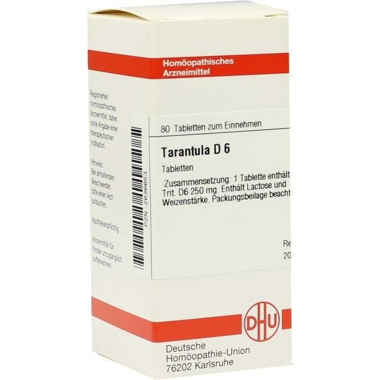 TARANTULA D 6 Tabletten 80 St