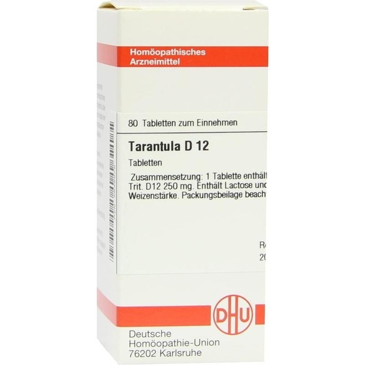 TARANTULA D 12 Tabletten 80 St