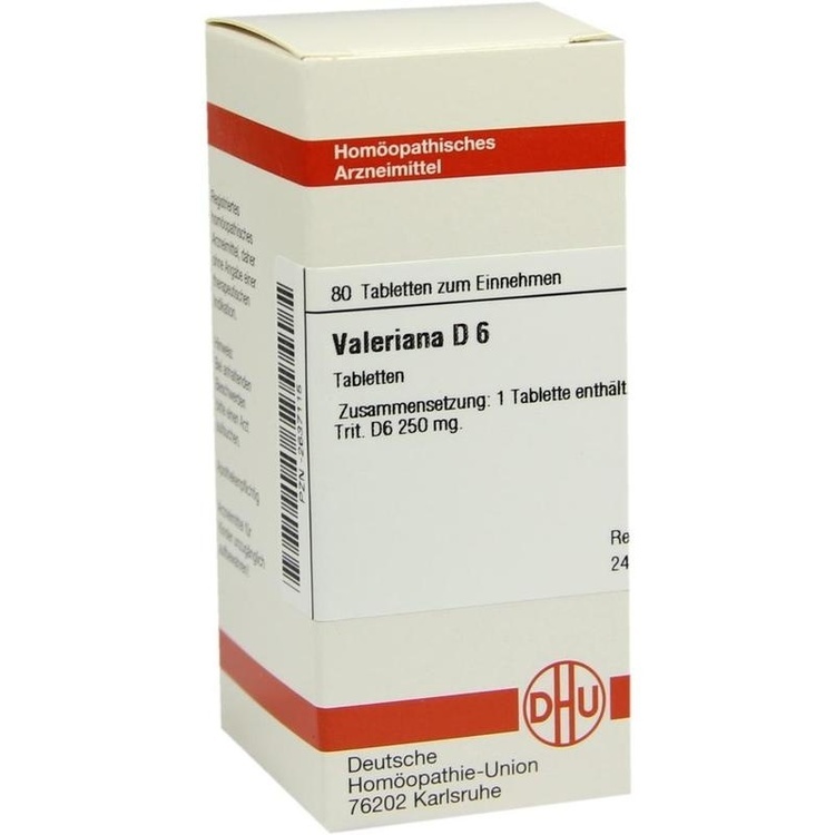 VALERIANA D 6 Tabletten 80 St