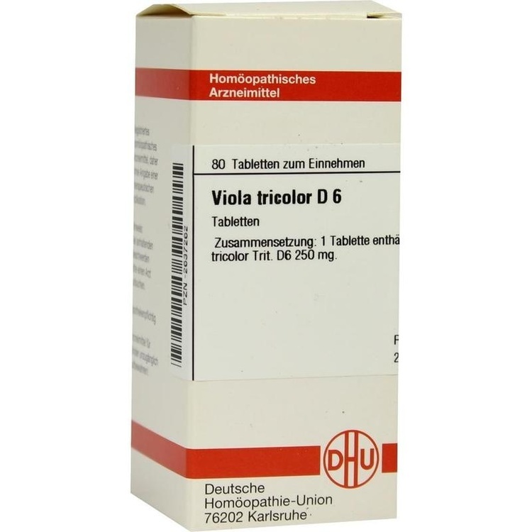 VIOLA TRICOLOR D 6 Tabletten 80 St