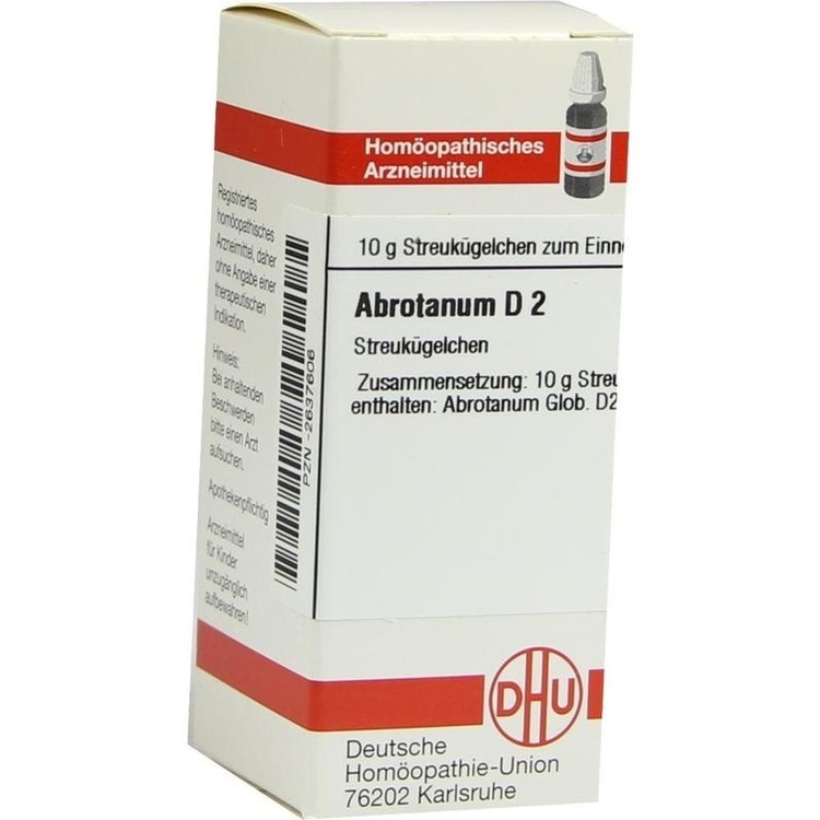 ABROTANUM D 2 Globuli 10 g