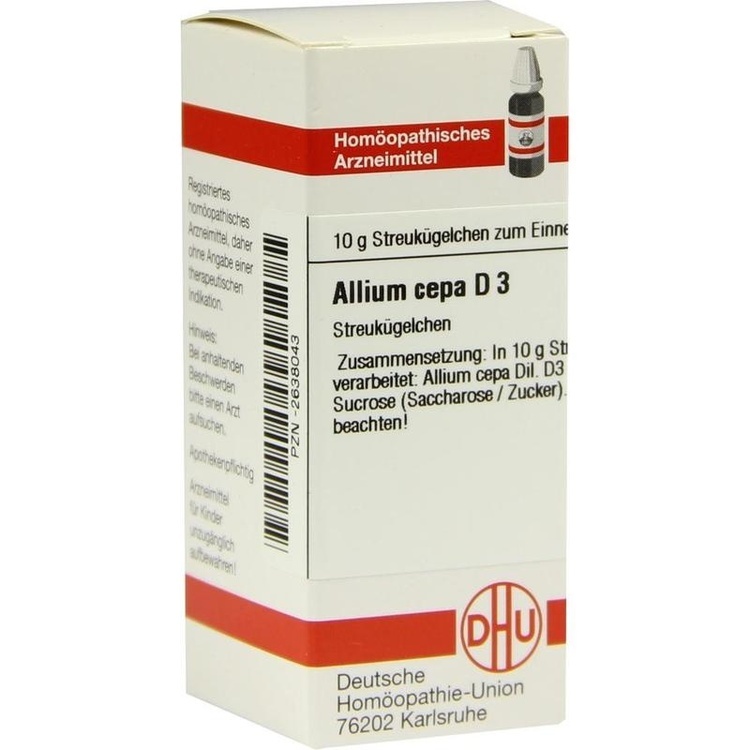 ALLIUM CEPA D 3 Globuli 10 g