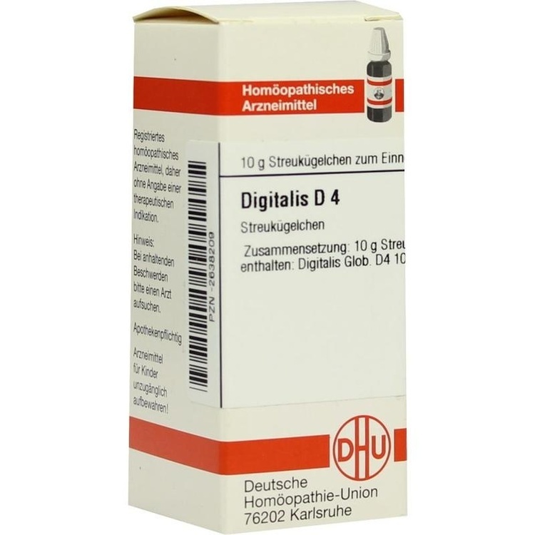 DIGITALIS D 4 Globuli 10 g