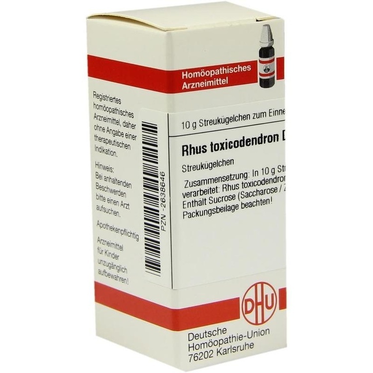 RHUS TOXICODENDRON D 10 Globuli 10 g