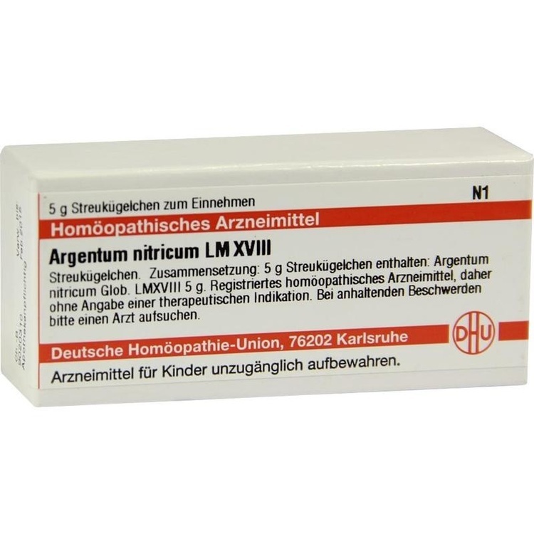 ARGENTUM NITRICUM LM XVIII Globuli 5 g