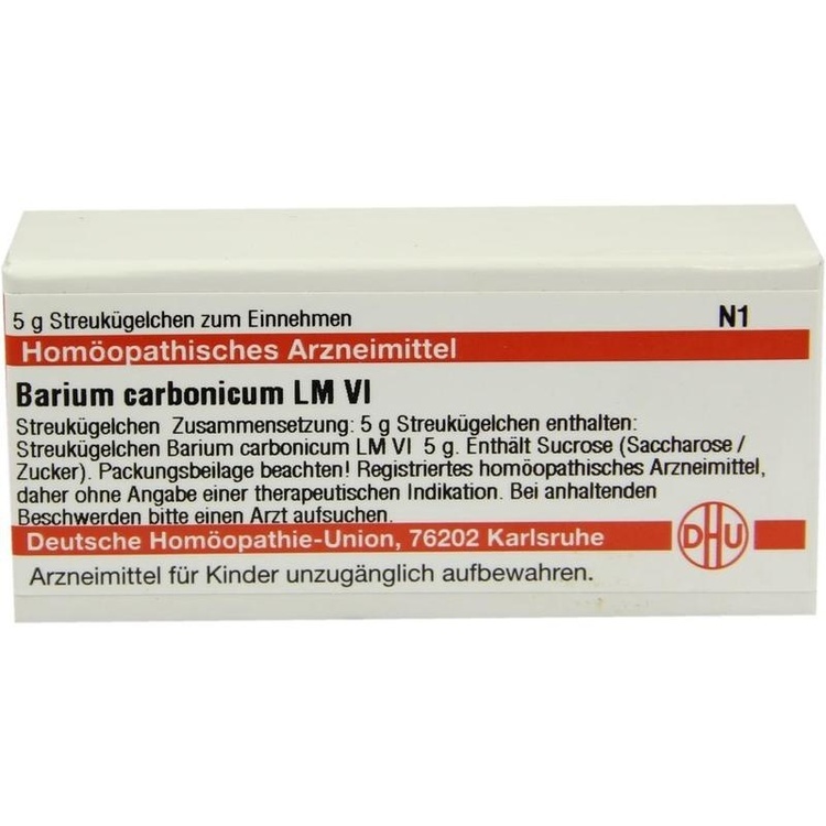 BARIUM CARBONICUM LM VI Globuli 5 g