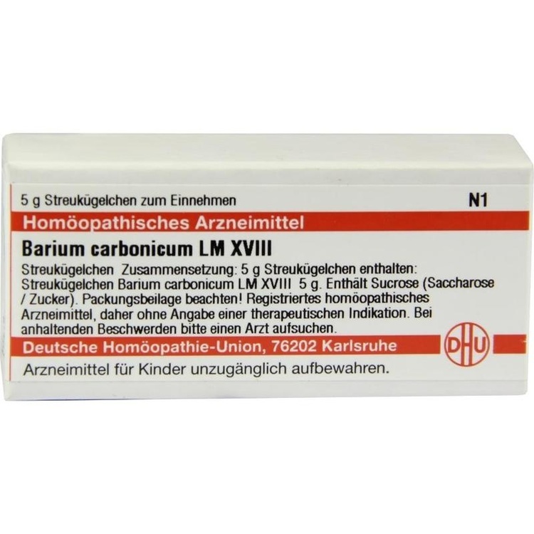 BARIUM CARBONICUM LM XVIII Globuli 5 g