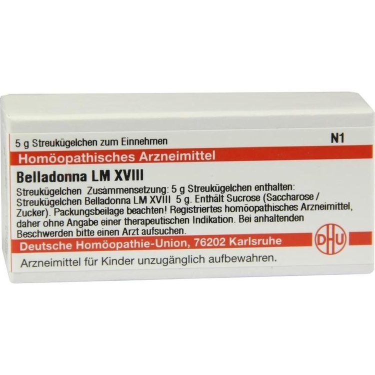 BELLADONNA LM XVIII Globuli 5 g