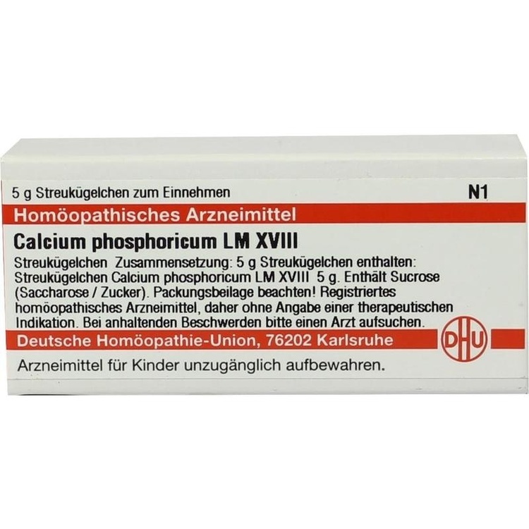 CALCIUM PHOSPHORICUM LM XVIII Globuli 5 g