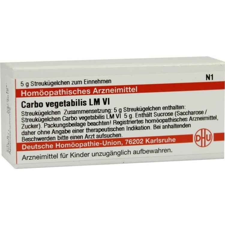 CARBO VEGETABILIS LM VI Globuli 5 g