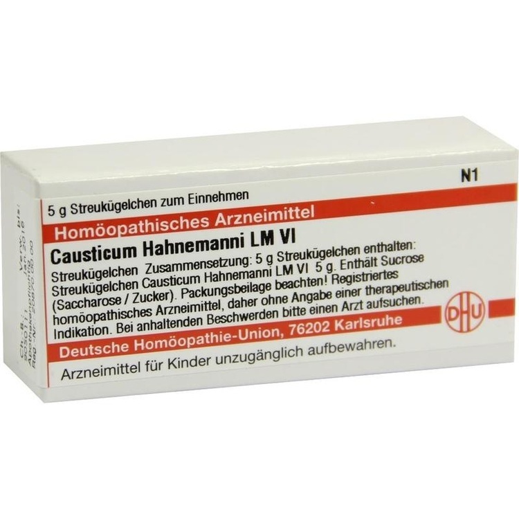 CAUSTICUM HAHNEMANNI LM VI Globuli 5 g