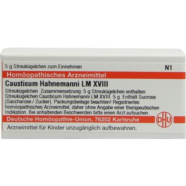 CAUSTICUM HAHNEMANNI LM XVIII Globuli 5 g