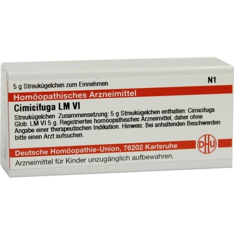 CIMICIFUGA LM VI Globuli 5 g