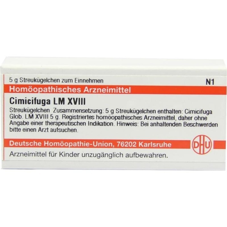 CIMICIFUGA LM XVIII Globuli 5 g