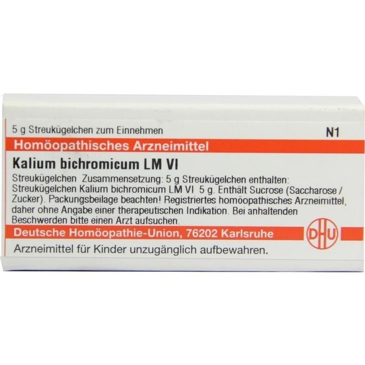 KALIUM BICHROMICUM LM VI Globuli 5 g