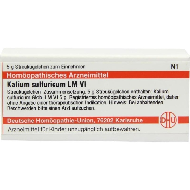 KALIUM SULFURICUM LM VI Globuli 5 g