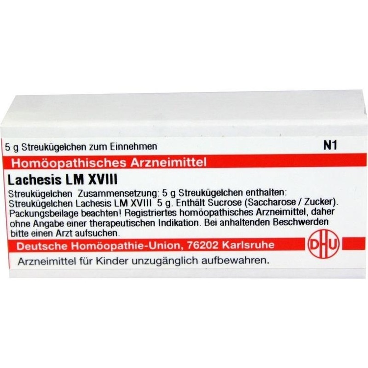 LACHESIS LM XVIII Globuli 5 g