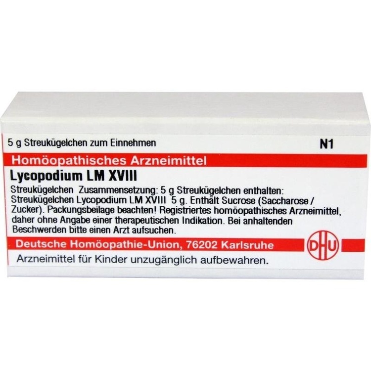 LYCOPODIUM LM XVIII Globuli 5 g