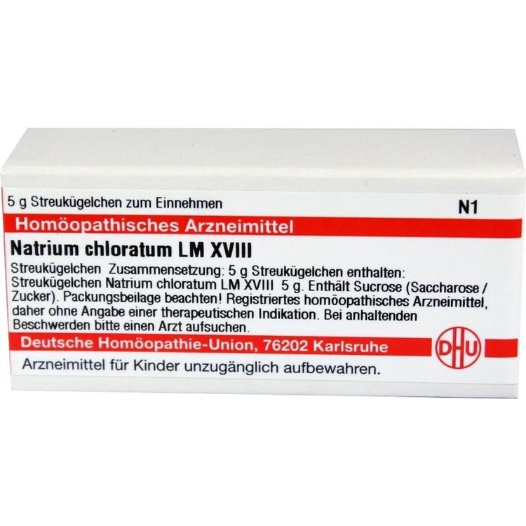 NATRIUM CHLORATUM LM XVIII Globuli 5 g