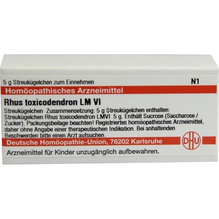 RHUS TOXICODENDRON LM VI Globuli 5 g