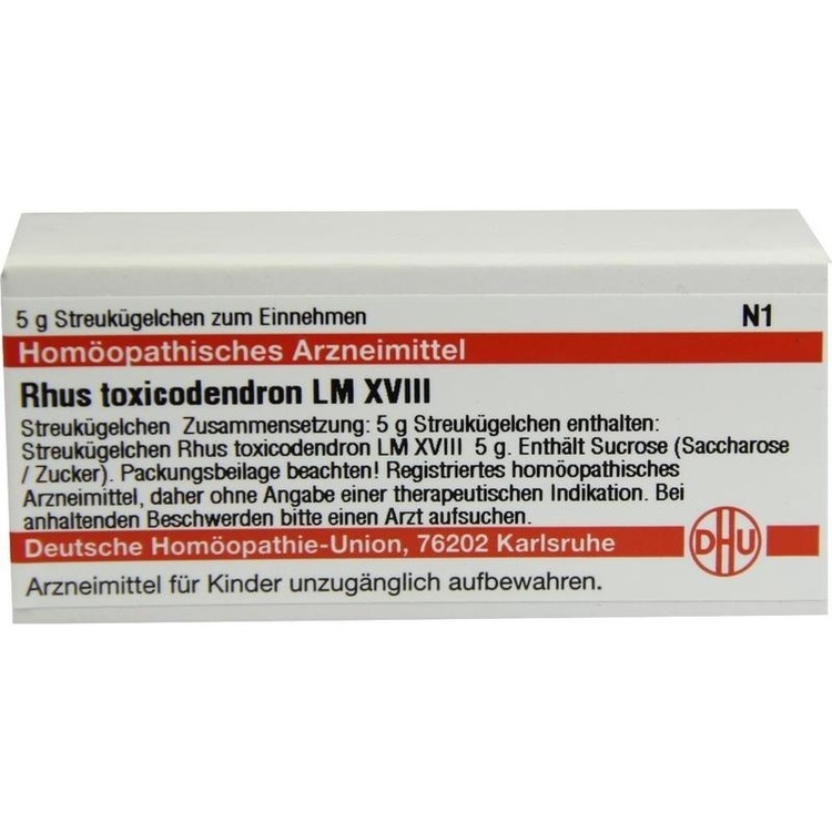 RHUS TOXICODENDRON LM XVIII Globuli 5 g