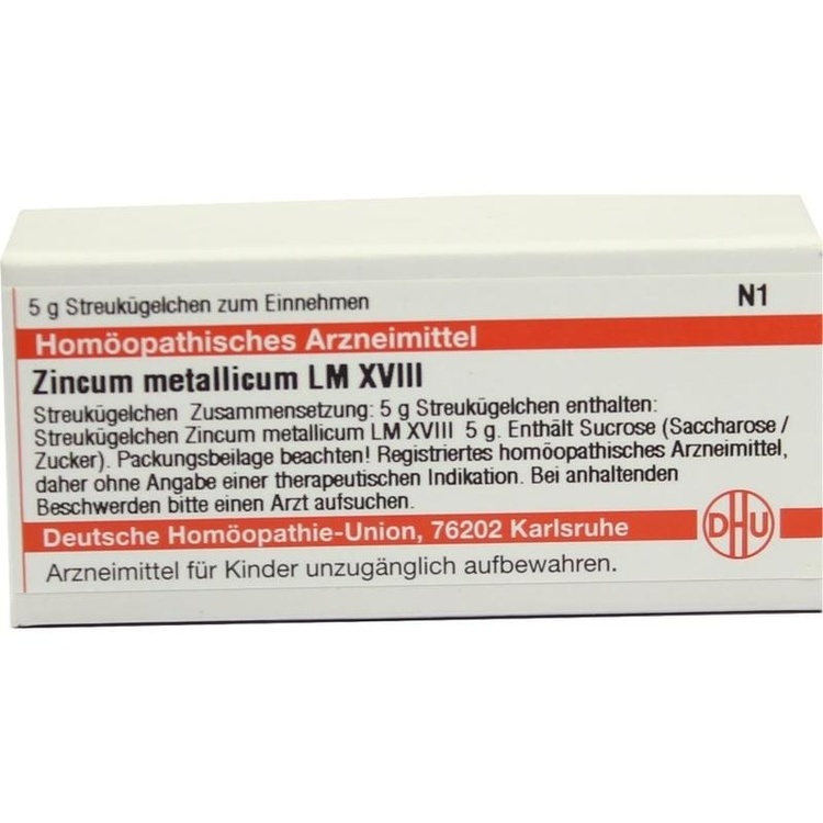 ZINCUM METALLICUM LM XVIII Globuli 5 g