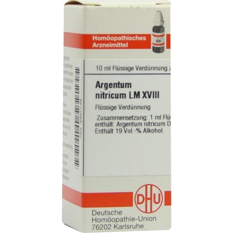 ARGENTUM NITRICUM LM XVIII Dilution 10 ml