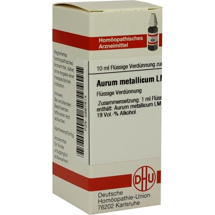 AURUM METALLICUM LM XVIII Dilution 10 ml