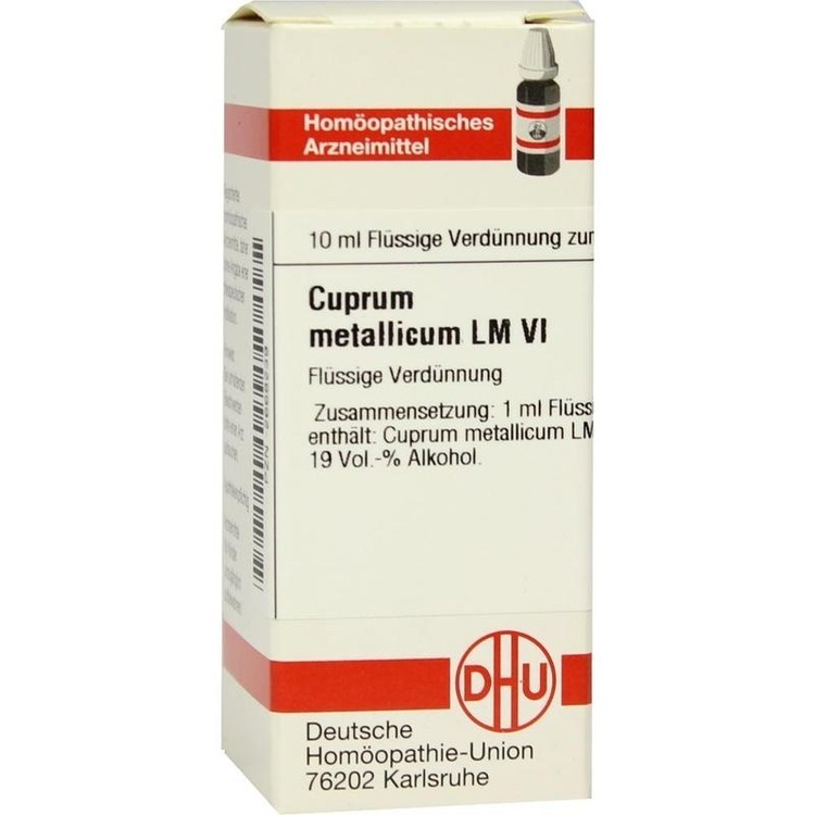 CUPRUM METALLICUM LM VI Dilution 10 ml