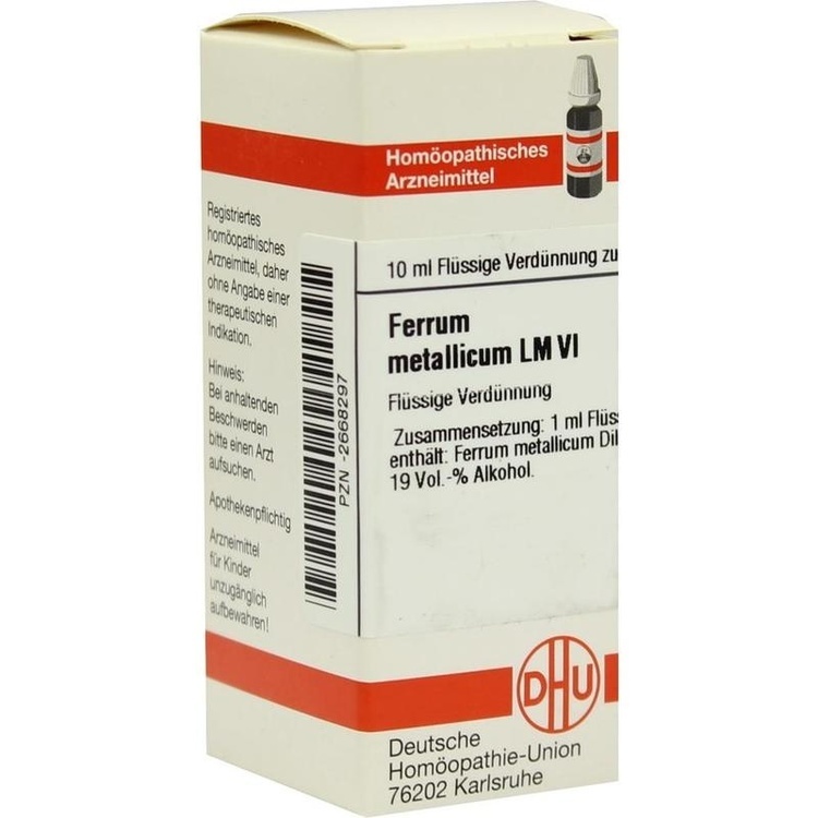 FERRUM METALLICUM LM VI Dilution 10 ml