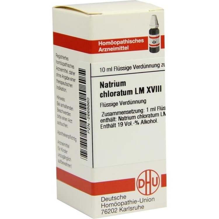 NATRIUM CHLORATUM LM XVIII Dilution 10 ml