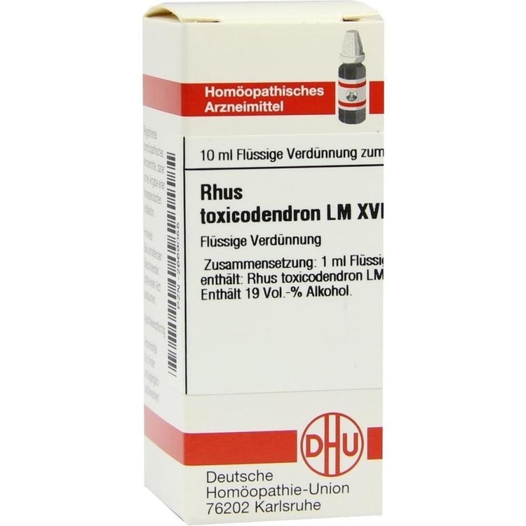 RHUS TOXICODENDRON LM XVIII Dilution 10 ml