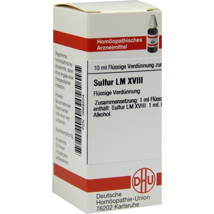 SULFUR LM XVIII Dilution 10 ml