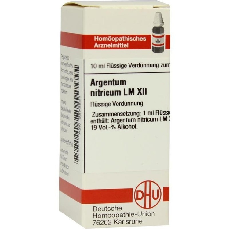 ARGENTUM NITRICUM LM XII Dilution 10 ml