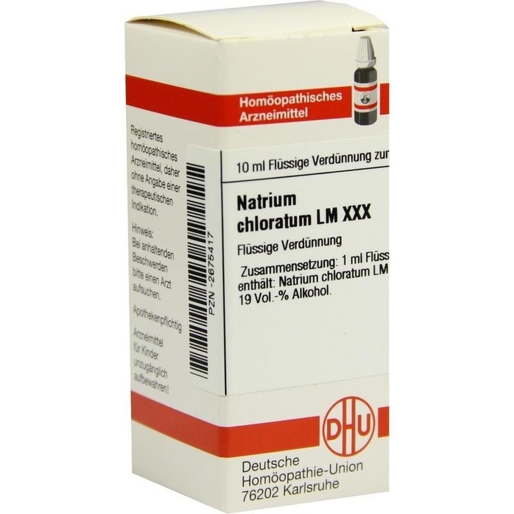 NATRIUM CHLORATUM LM XXX Dilution 10 ml