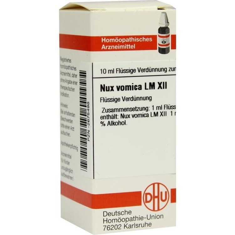 NUX VOMICA LM XII Dilution 10 ml