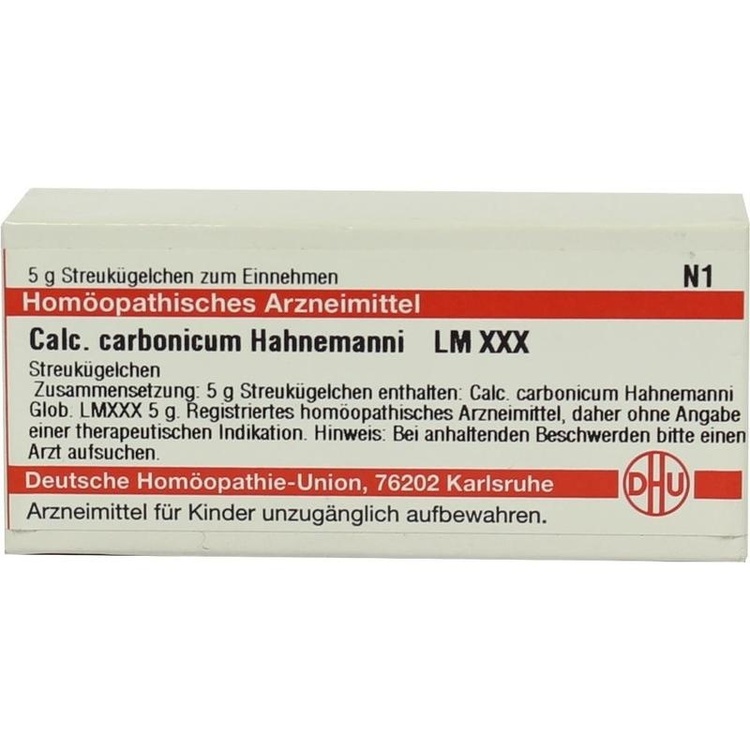 CALCIUM CARBONICUM Hahnemanni LM XXX Globuli 5 g