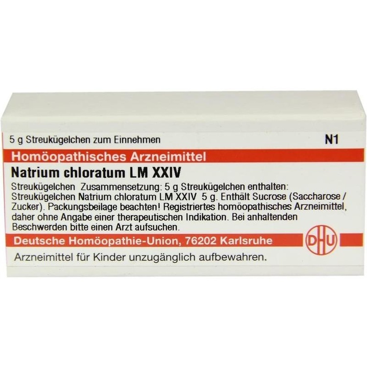 NATRIUM CHLORATUM LM XXIV Globuli 5 g