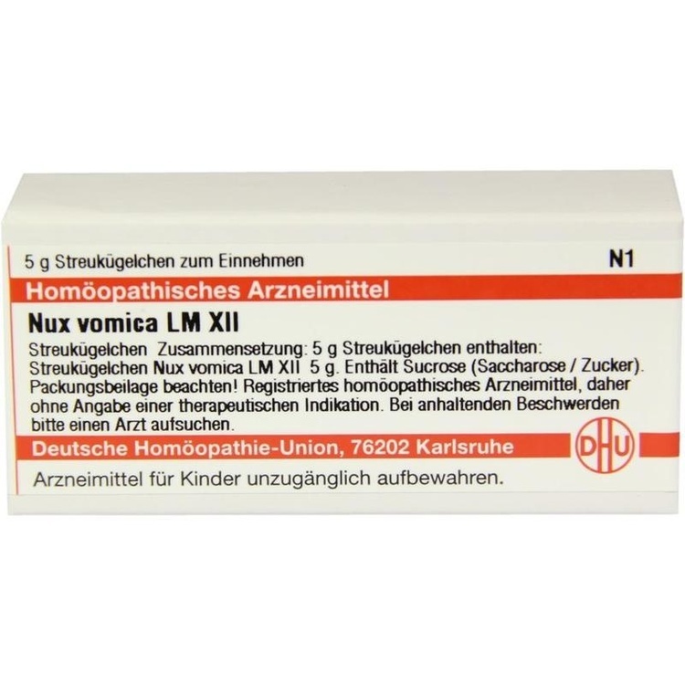 NUX VOMICA LM XII Globuli 5 g