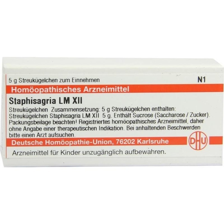 STAPHISAGRIA LM XII Globuli 5 g