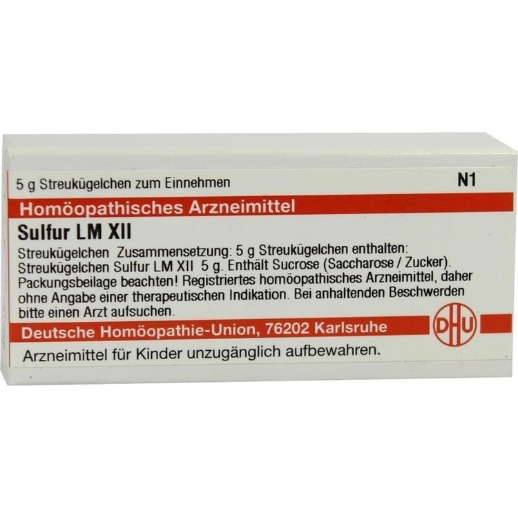 SULFUR LM XII Globuli 5 g